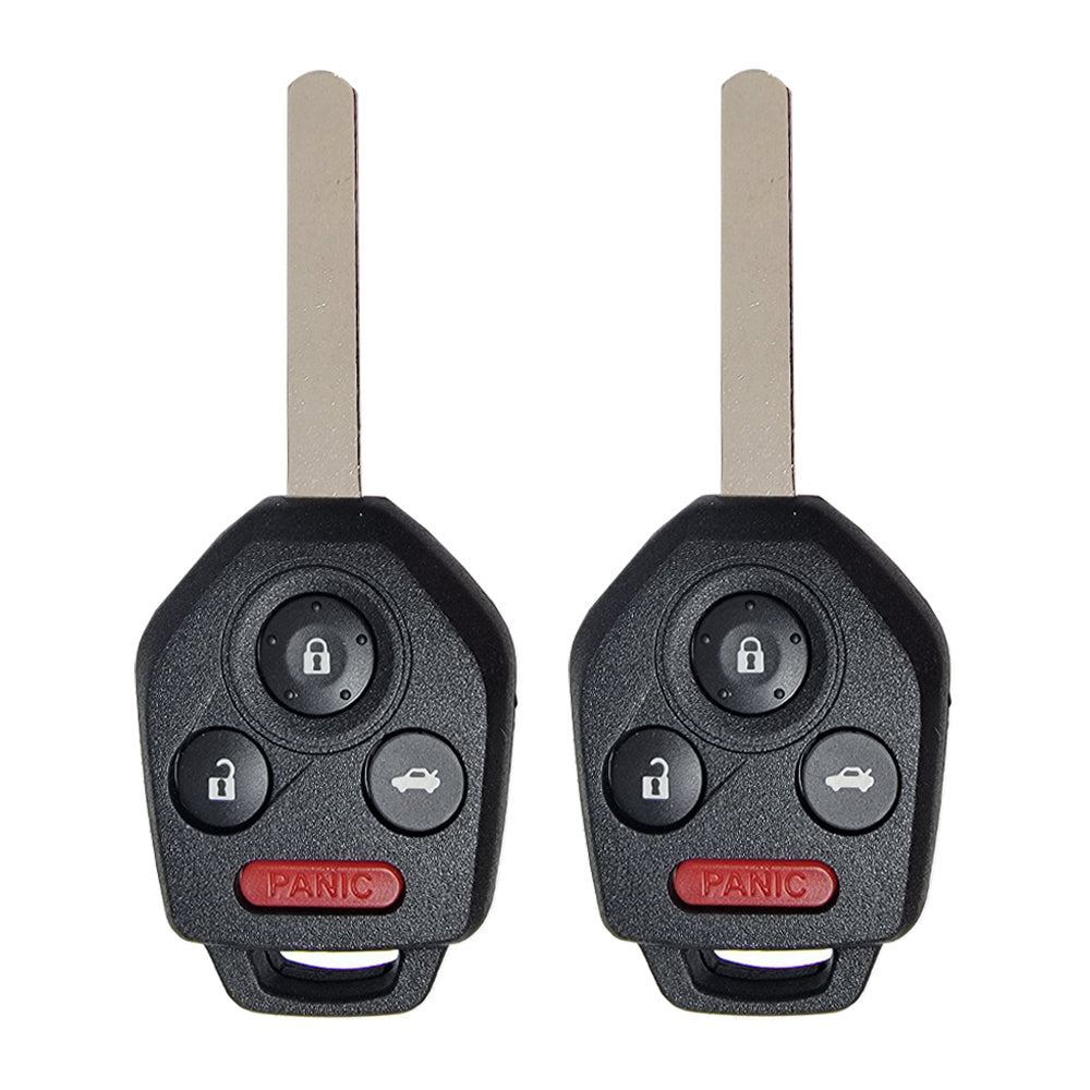 2010 - 2014 Subaru Remote Head Key 4B FCC# CWTWBU766 (2 Pack)