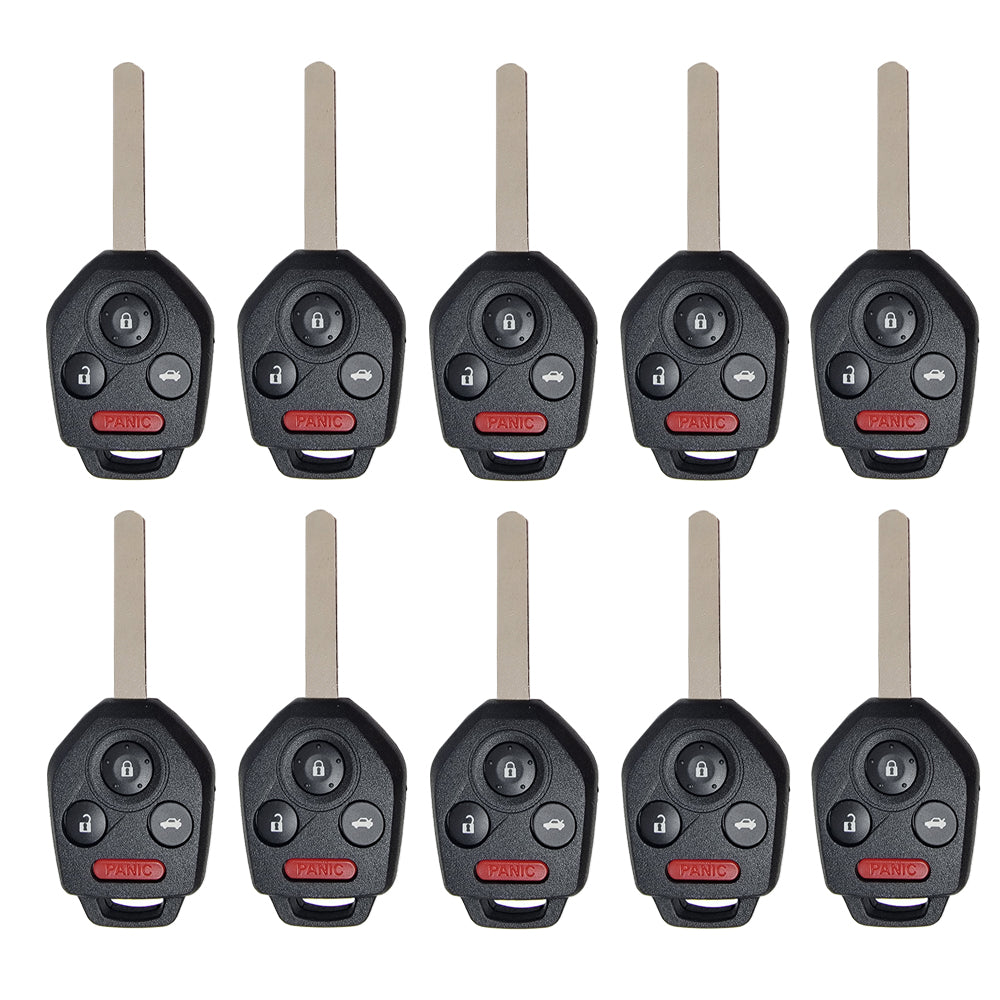 2010 - 2014 Subaru Remote Head Key 4B FCC# CWTWBU766 (10 Pack)