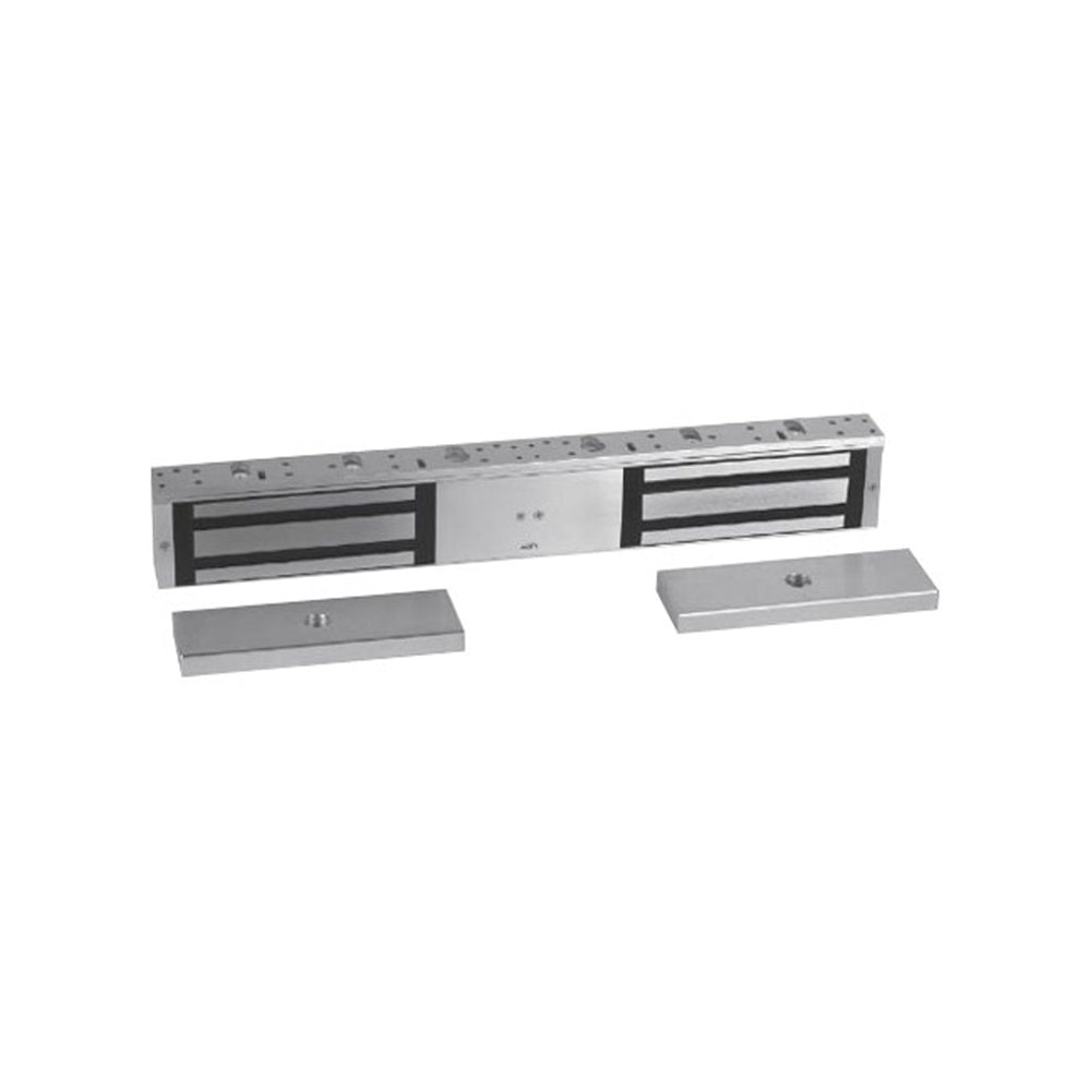 RCI 8320-28 - MultiMag Electromagnetic Lock With 2-Door Status Sensor - 12/24VDC - 28 (Brushed Aluminum-689)