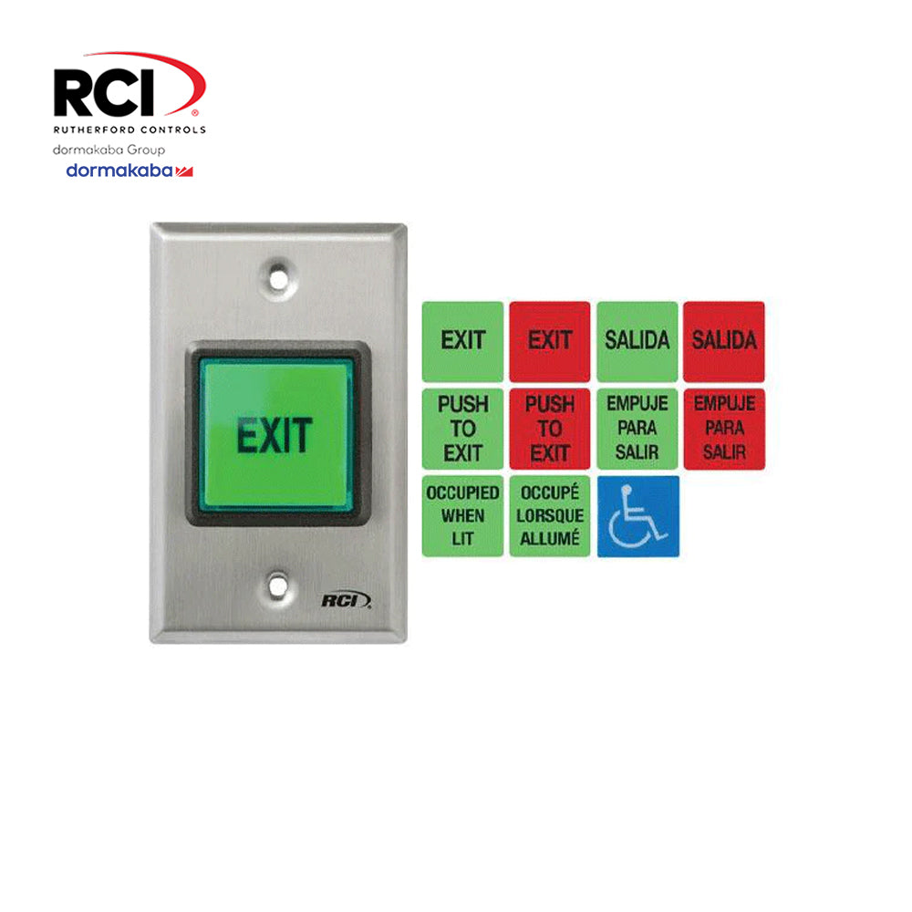 RCI 972LESMO32D AllInOne English/Spanish Illuminated Pushbutton