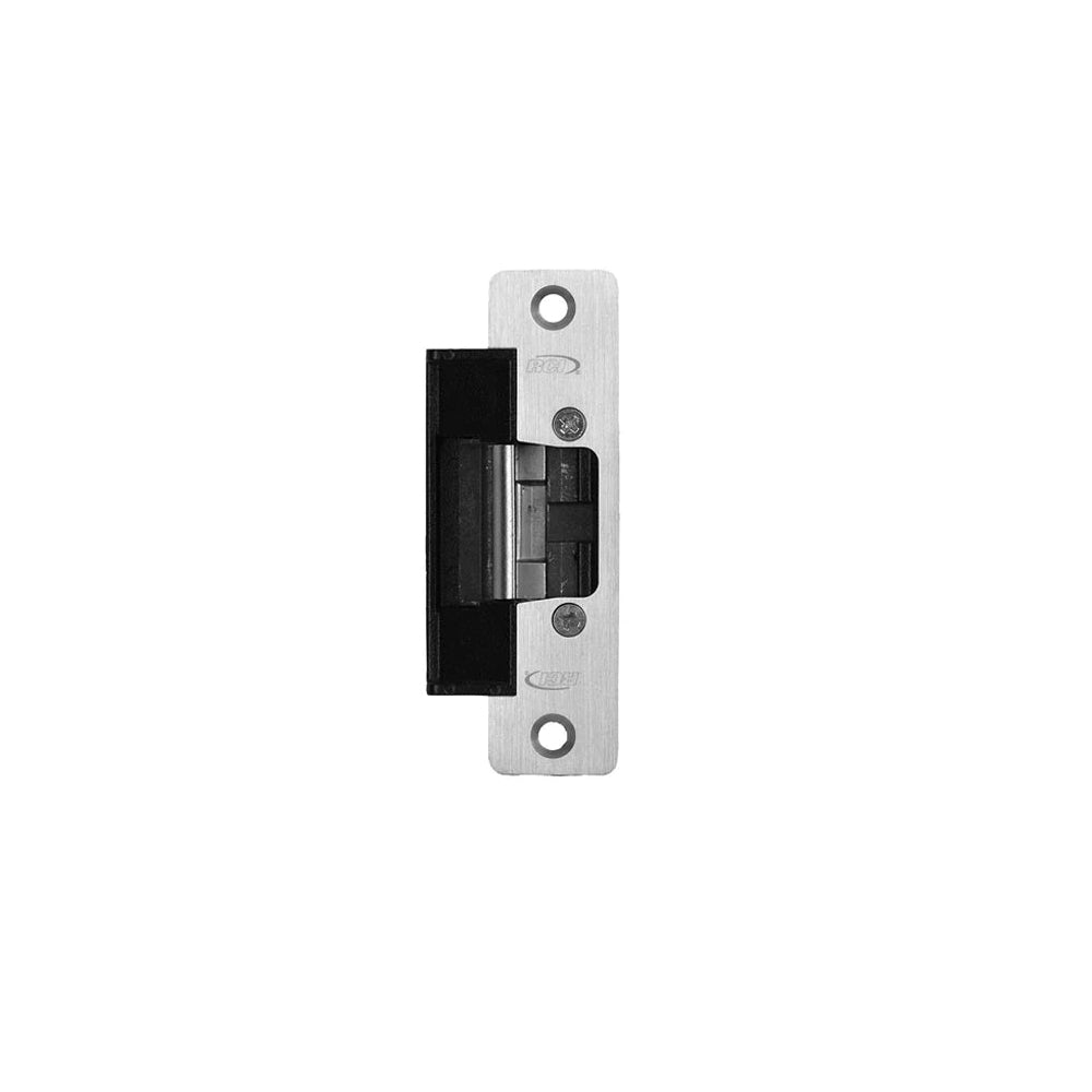 RCI S6504-32D - Electric Strike for 4-7/8 Round Corner Faceplate For 5/8 Projection Latches - 12/24 VDC - ANSI Grade 1 - 32D (Satin Stainless Steel-630)