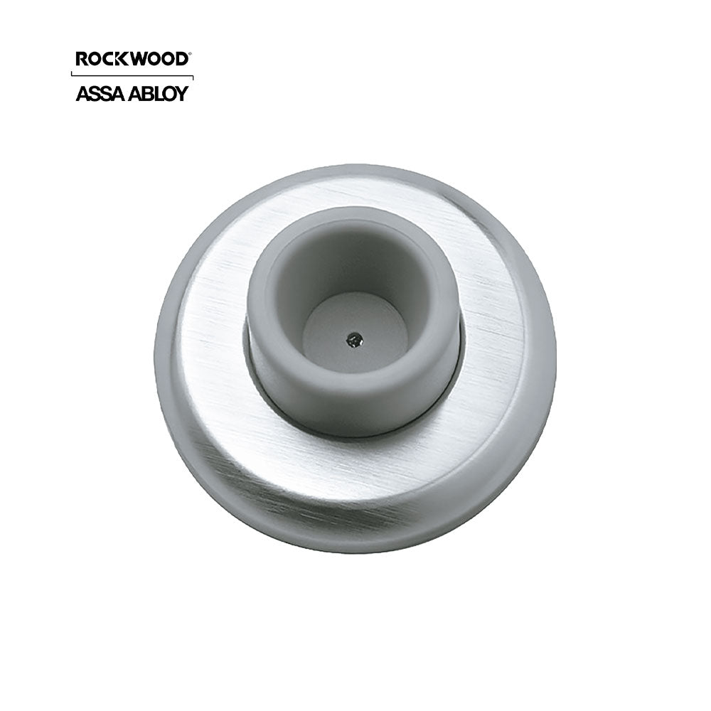 Rockwood - 409 - Concave Wrought Wall Stop - 1 Projection - Plastic Toggle Fastener