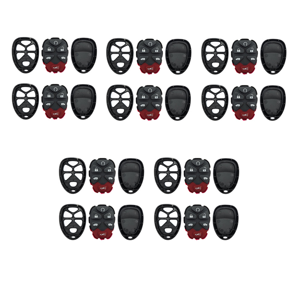 2005 - 2011 Buick Chevrolet Pontiac Remote Shell 6B for FCC# KOBGT04A (10 Pack)