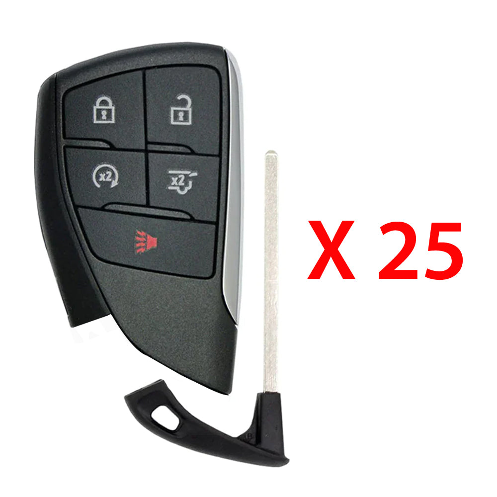 2021 - 2023 Chevrolet GMC Smart Key Shell 5B Compatible with FCC# YG0G21TB2 (25 Pack)