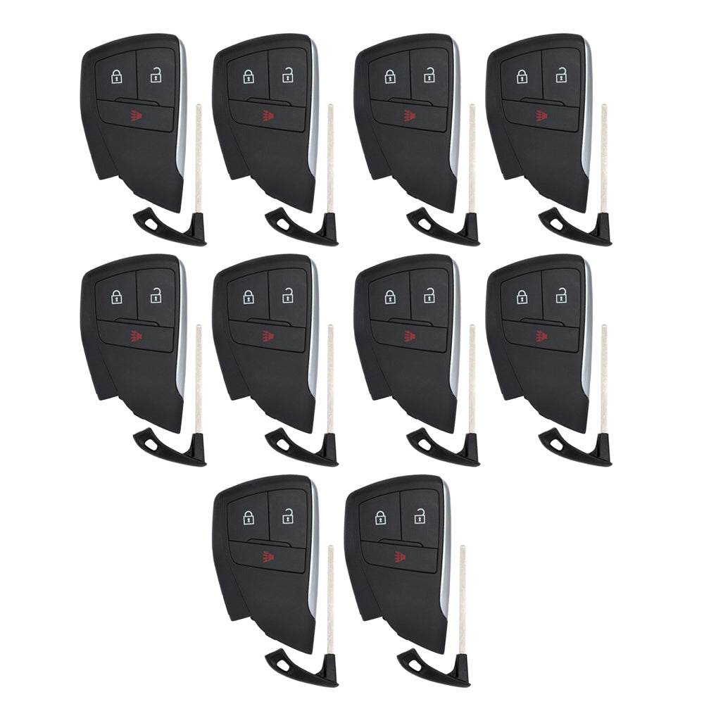 2022 - 2026 Chevrolet GMC Smart Key Shell 3B Compatible with FCC# YG0G21TB2 (10 Pack)