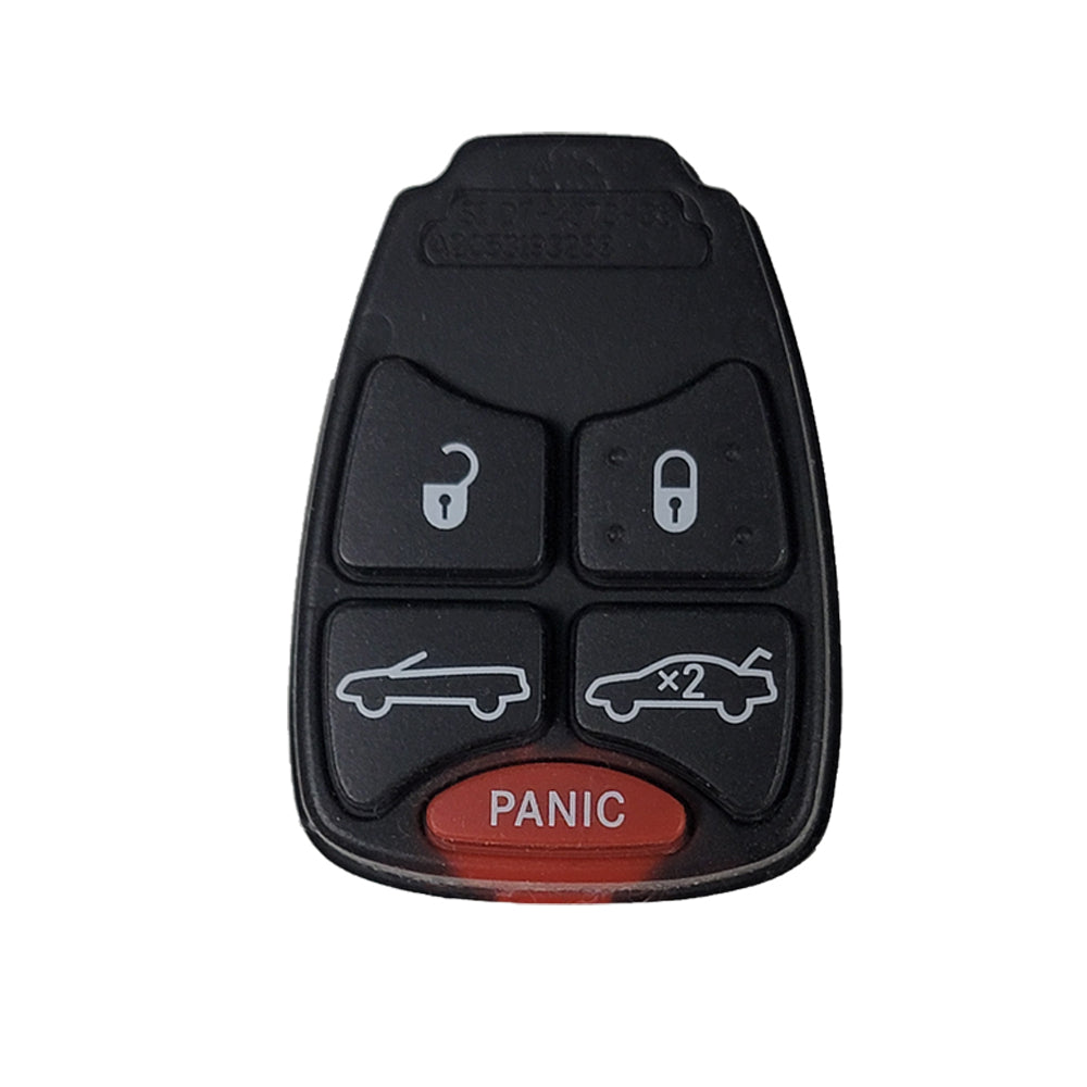 2007 - 2014 Chrysler 200 Sebring Convertible Key Fob Shell Pad 5B (10 Pack)