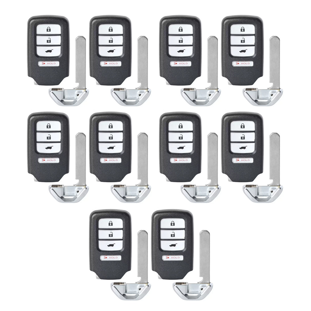 2016 - 2021 Honda HR-V Fit Smart Key Shell 4B Fits for FCC# KR5V1X (10 Pack)