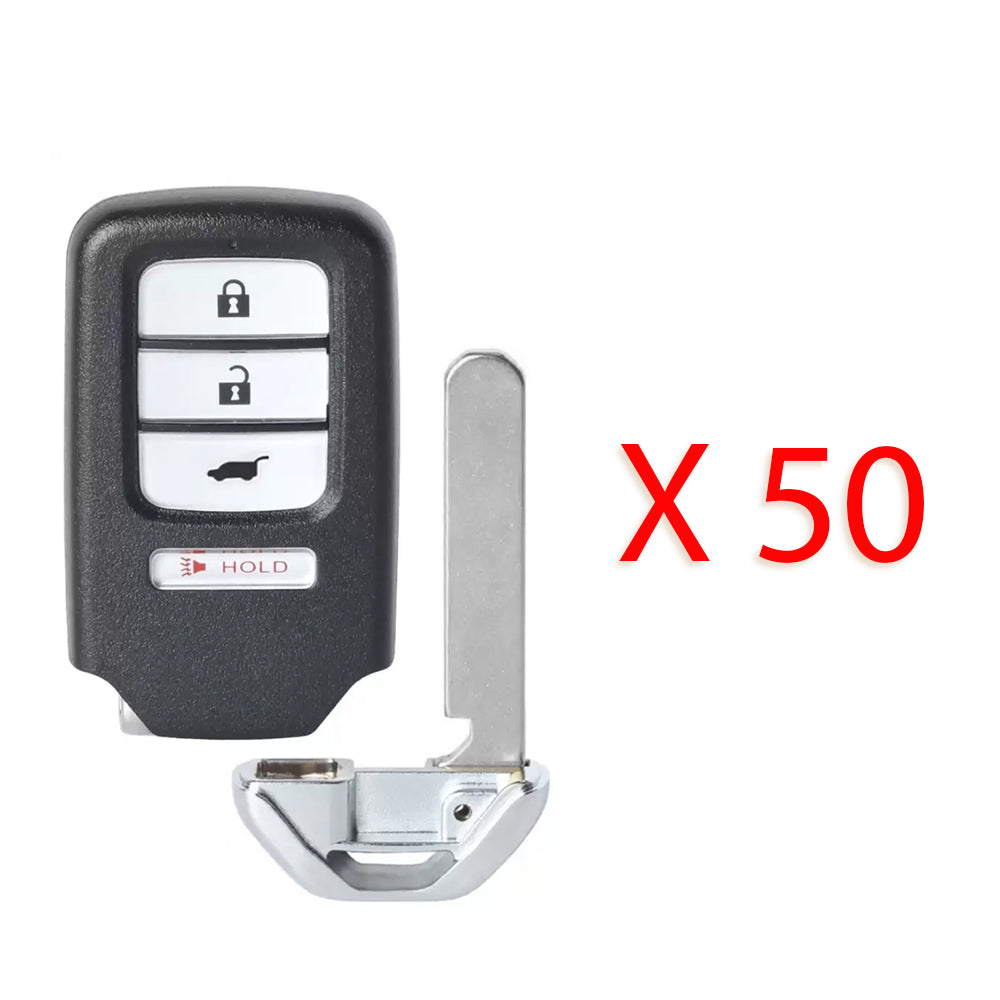 2016 - 2021 Honda HR-V Fit Smart Key Shell 4B Fits for FCC# KR5V1X (50 Pack)