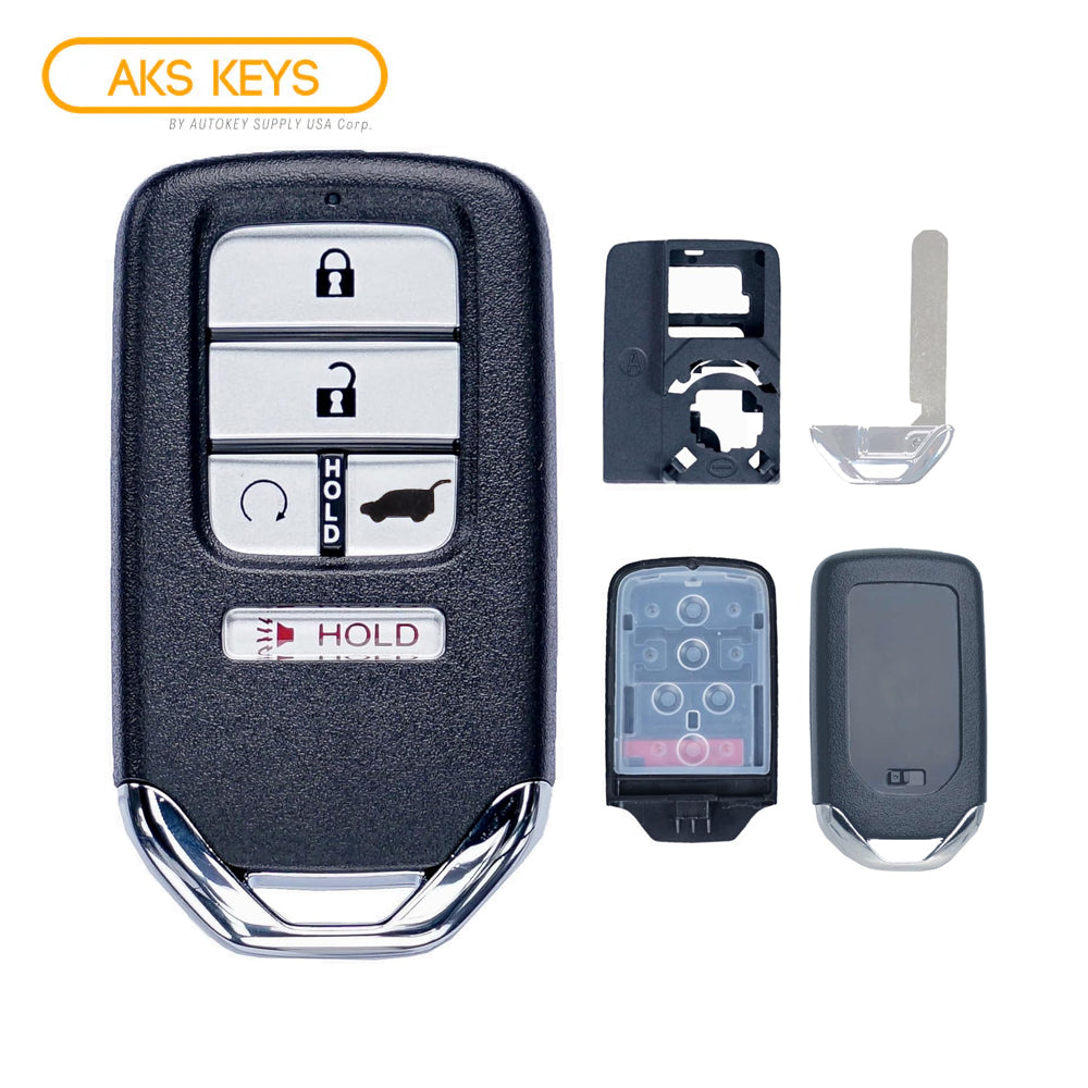 2016 - 2019 Honda Smart Key Shell 5 Buttons FCC# KR5V / KRS5T / ACJ93 / CWTW