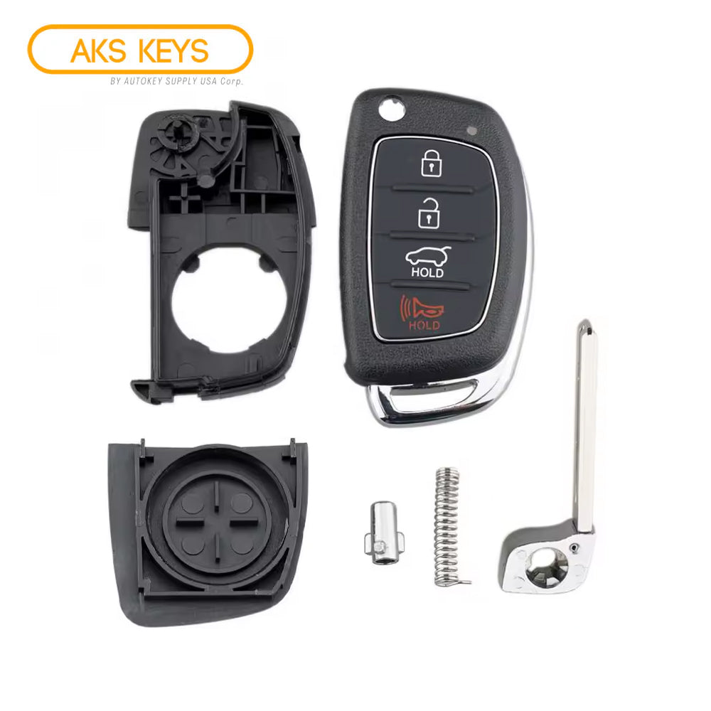 2015 - 2019 Hyundai Sonata Smart Key Shell 4 Buttons FCC# TQ8-RKE-4F16 / TQ8-RKE-4F25