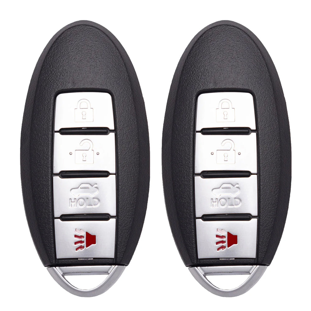 2007 - 2014 Nissan Smart Prox. Key Shell 4B (2 Pack)