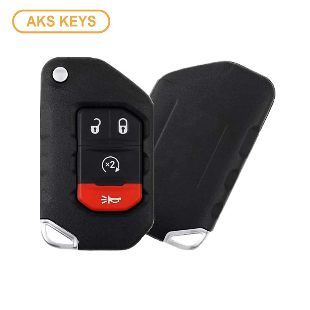 2018 - 2021 Jeep Smart Flip Key Fob Shell 4B FCC# OHT1130261