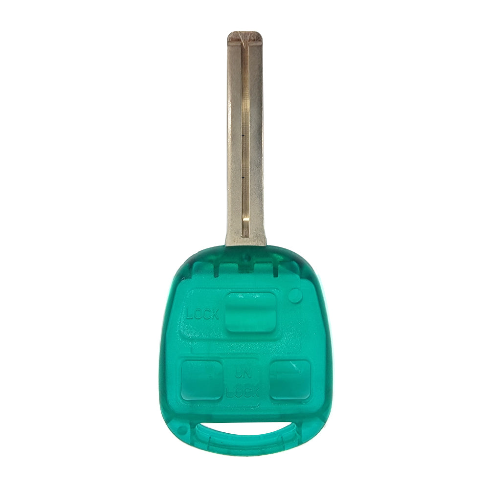 1997 - 2001 Lexus Key Fob Shell 3B - LXP90 (Long Blade) - Green