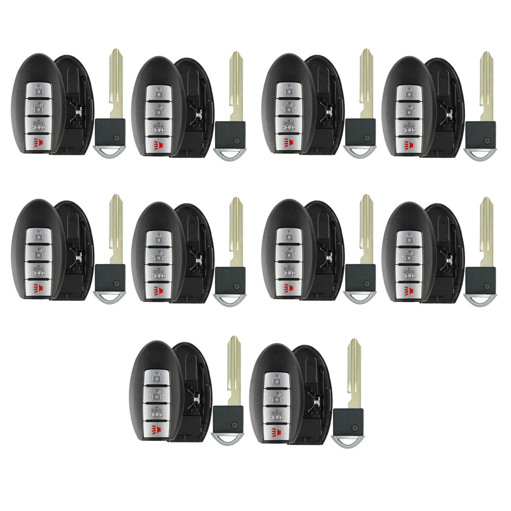 2013 - 2018 Nissan Altima Maxima Smart Key Shell 4B Fits for FCC# KR5S180144014 (10 Pack)