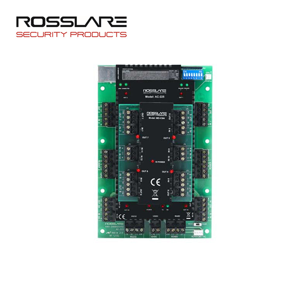 Rosslare - AC-225IP - Expandable Networked Access Control for PCBA Only - 2 Readers - TCP/IP