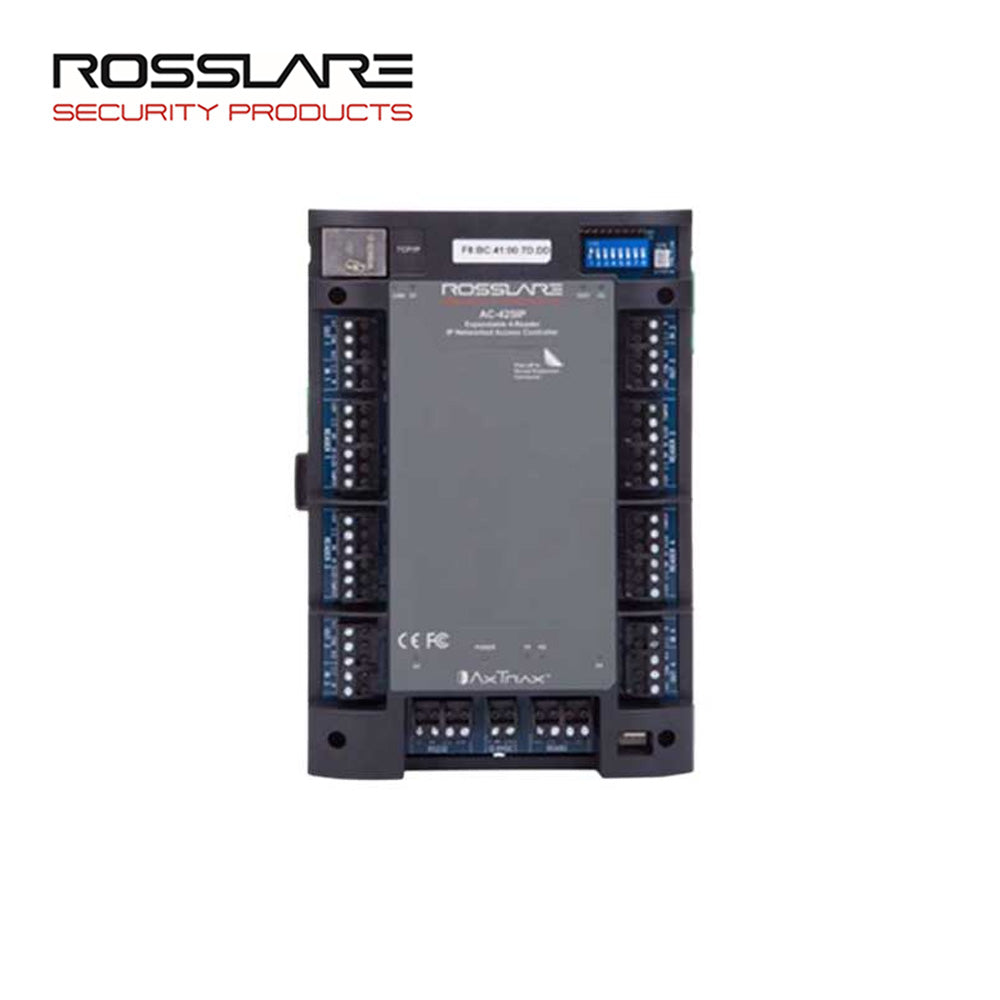 Rosslare - AC-425IP-DIN - DIN Housing Expandable Networked Access Control for PCBA Only - 4 Readers - TCP/IP