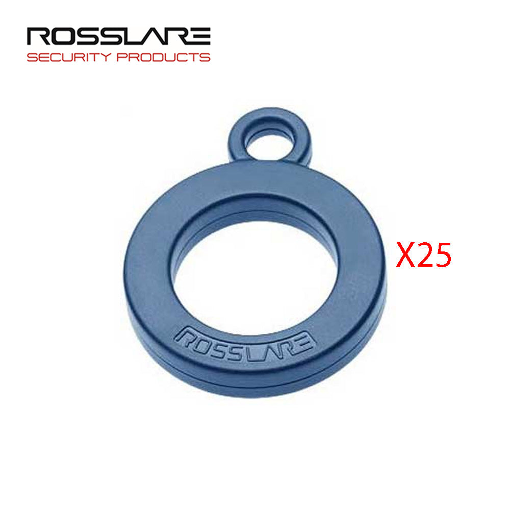 Rosslare - AT-ERK-26A-7RL0 - Blue Proximity Tag Key Ring - Read Only - 125 KHZ - 25 Pack
