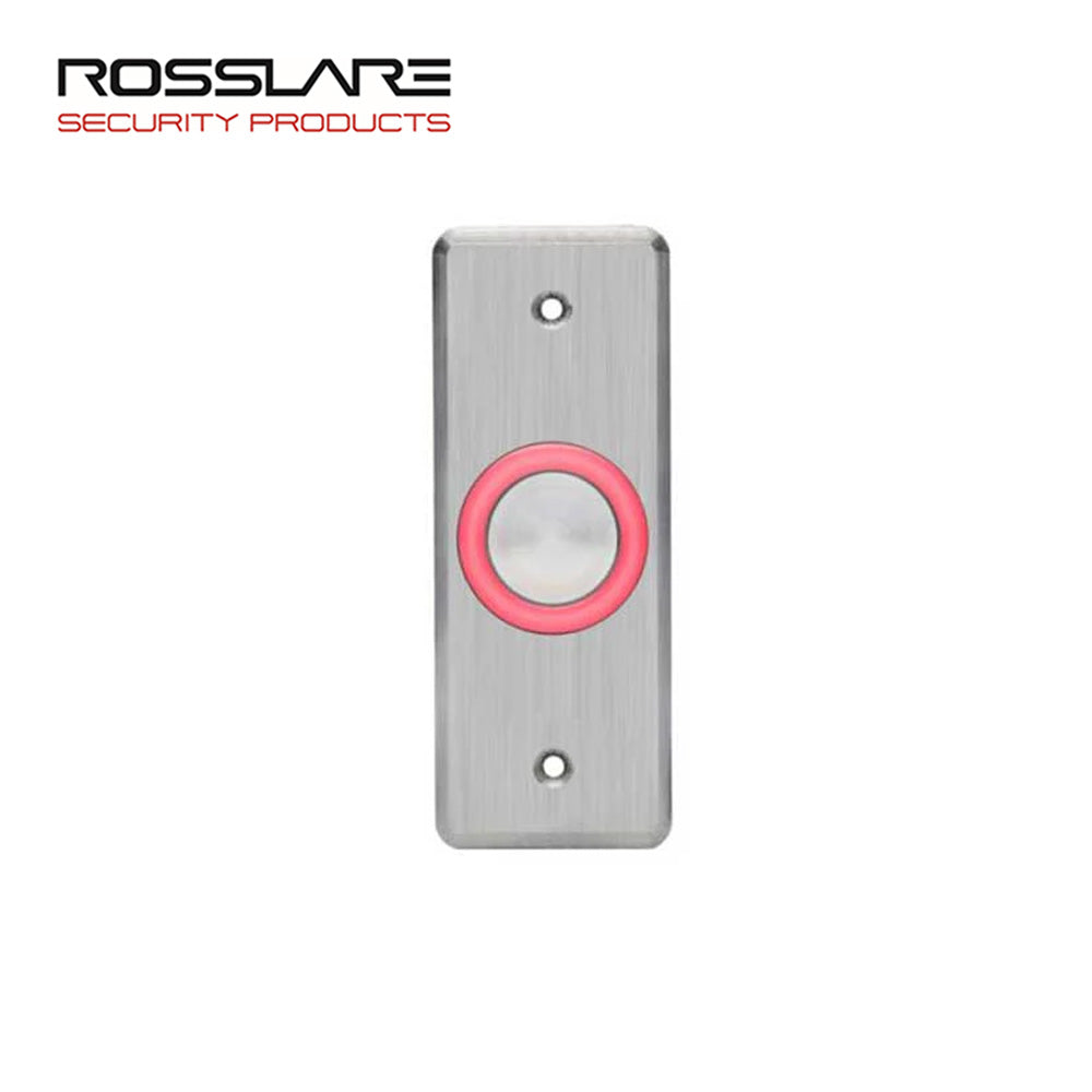Rosslare - EX-16OO - Analog Mullion Size Piezo Request To Exit Button with Toggle Option No Print - 10-24 VDC