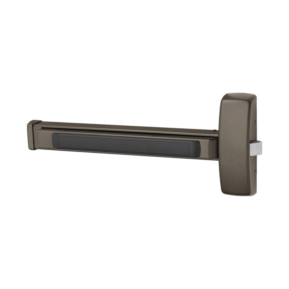 Sargent - 12-8810 - Rim Exit Bar with Wide Stile Pushpad Exit Only and Less Dogging - Fire Rated - Field Reversible - Grade 1