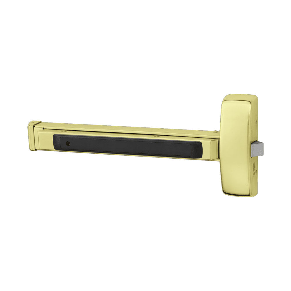 Sargent - 12-8810 - Rim Exit Bar with Wide Stile Pushpad Exit Only and Less Dogging - Fire Rated - Field Reversible - Grade 1