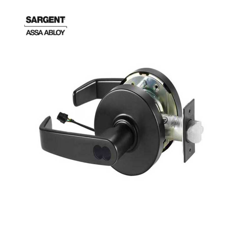 Sargent - 2870-10G70 - Electrified Cylindrical Lock Fail Secure with 2-3/4 Inch Backset and 4-7/8 Inch ANSI Strike - 24V - LL Design - SFIC Prep - Optional Color