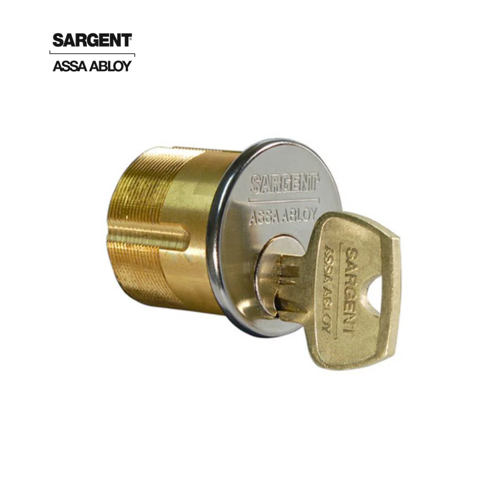 Sargent - 41-RJ-32D - Mortise Cylinder with RJ Keyway and 1-1/8" Length - Satin Stainless Steel