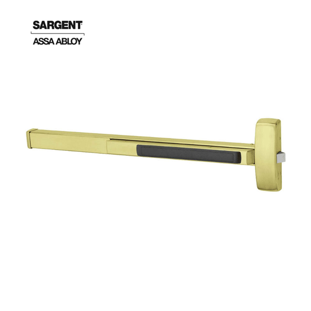 Sargent - 8810F - Multi-Function Rim Exit Devices - Wide Stile Pushpad - Exit Only - Less Dogging - Fire-Rated - 36"- Grade 1