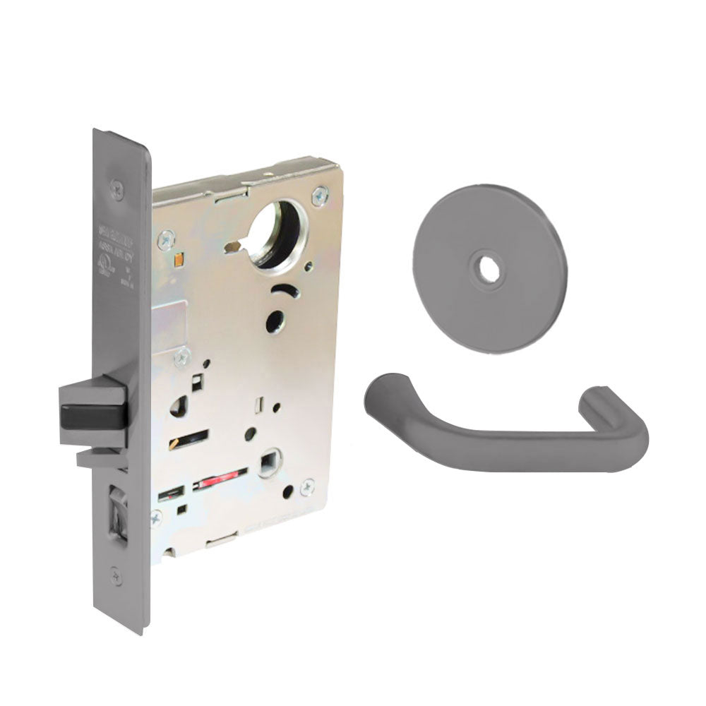 Sargent - 8204 - Storeroom Mortise Lock - Heavy Duty Standard Cylinder - SFIC - Keyed Different - Rose Trim Function - Grade 1 - US26D (Satin Chromium Plated Over Nickel)