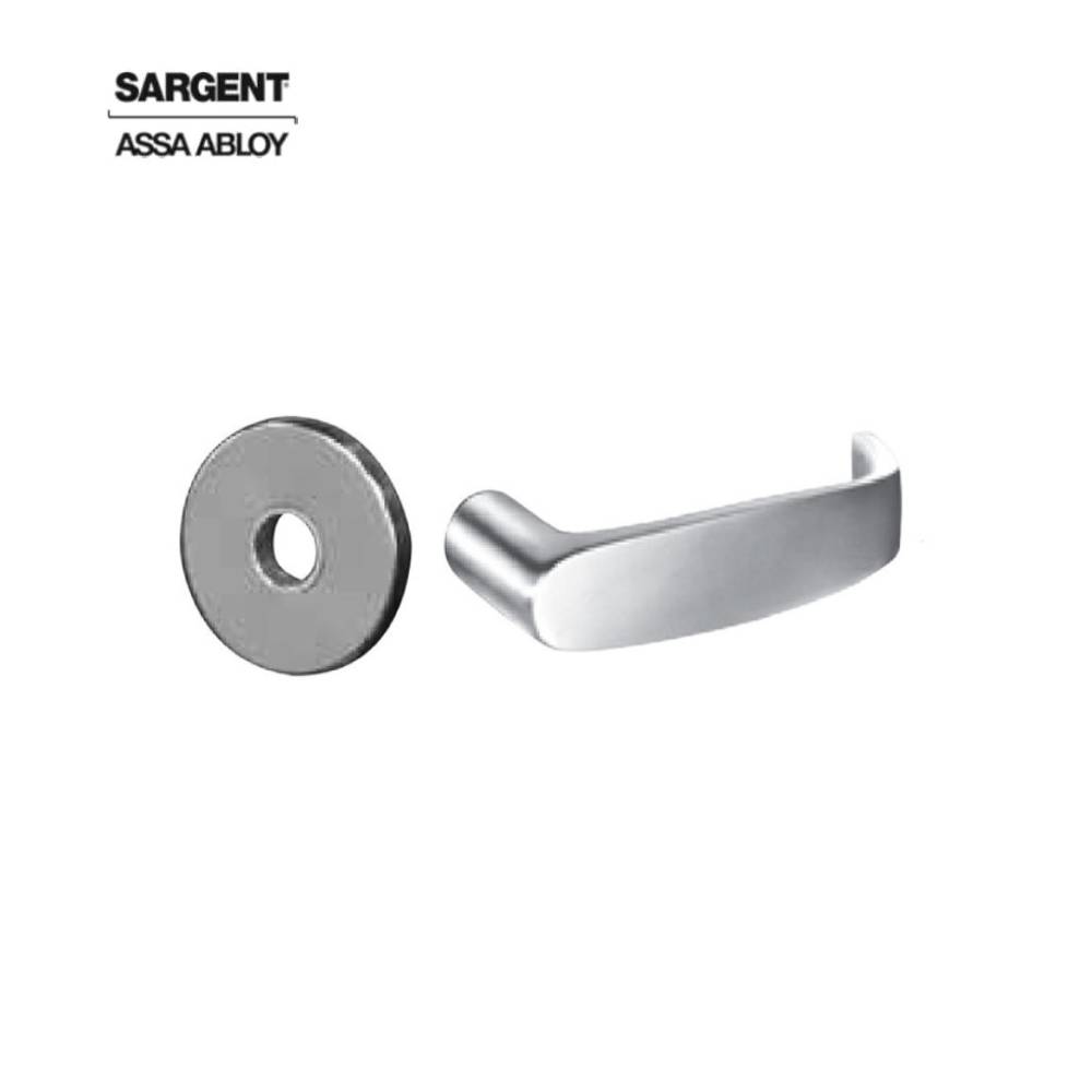 Sargent - 70-8271 - Electrified Mortise Lock - LN Rose - L Lever - SFIC Prep Less Core - 24V - Optional Color