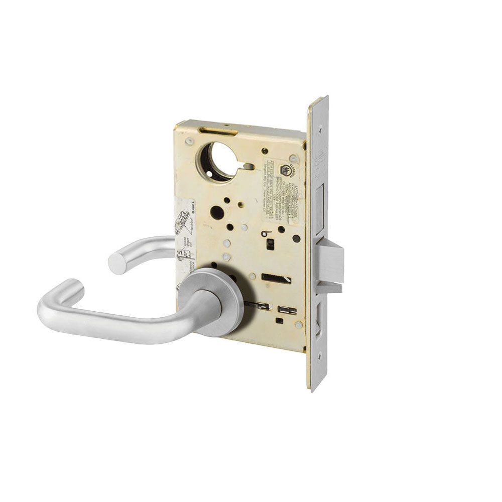 Sargent - 8273 - 24V Electrified Mortise Lock - Double Cylinder - Fail-Secure - Less Cylinder - Rose Trim Function - Grade 1