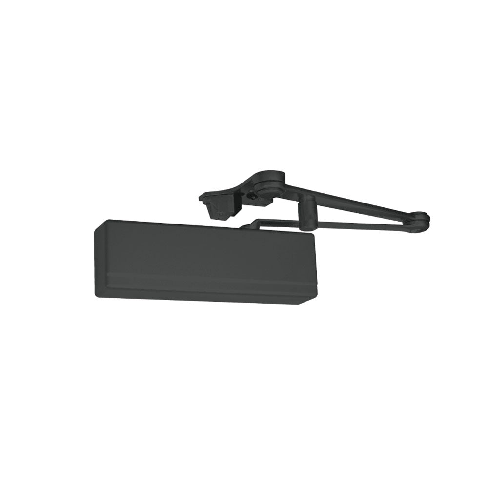 Sargent - 351 - Powerglide Cast Iron Surface Door Closer - Parallel Arm Applications - Plastic Cover - Grade 1 - BSP (Black Suede Powder Coat)