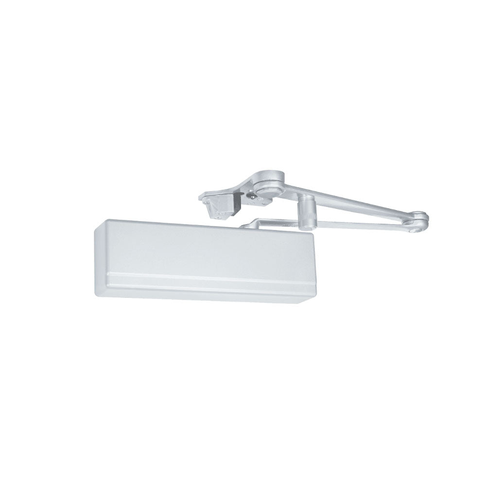 Sargent - 351 - Powerglide Cast Iron Surface Door Closer - Parallel Arm Applications - Plastic Cover - Grade 1 - WSP (White Suede Powder Coat)
