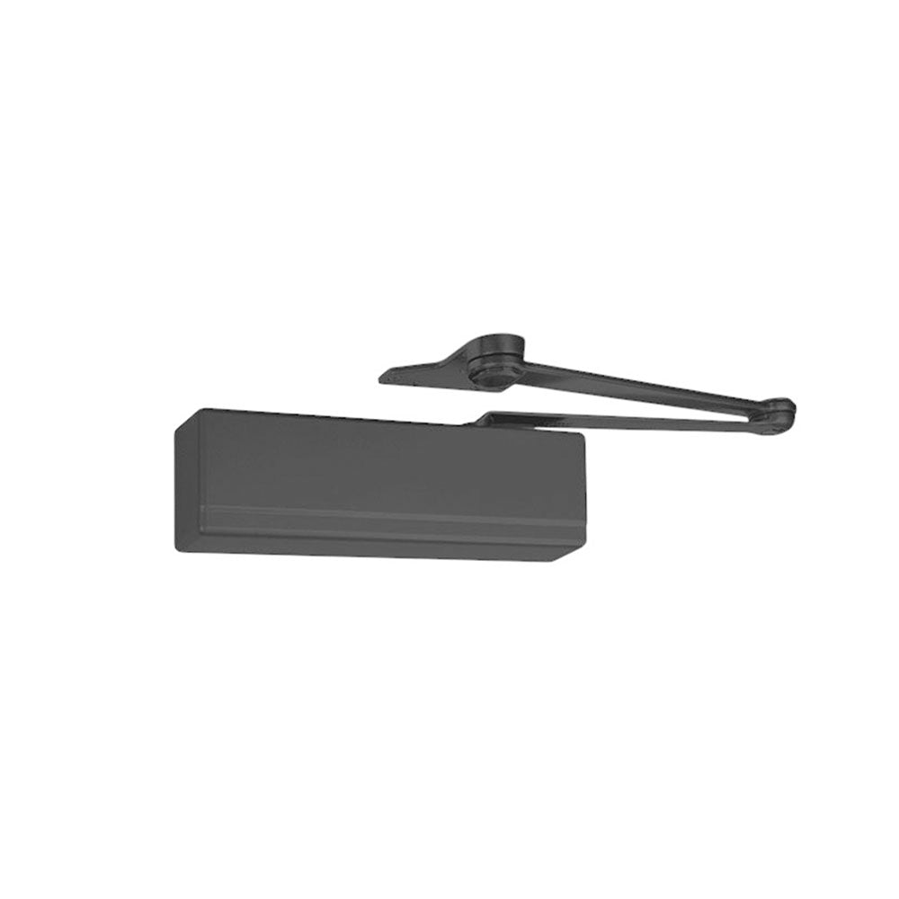 Sargent - 351 - Powerglide Cast Iron Surface Door Closer - Parallel Arm Applications - Plastic Cover - Grade 1 - BSP (Black Suede Powder Coat)