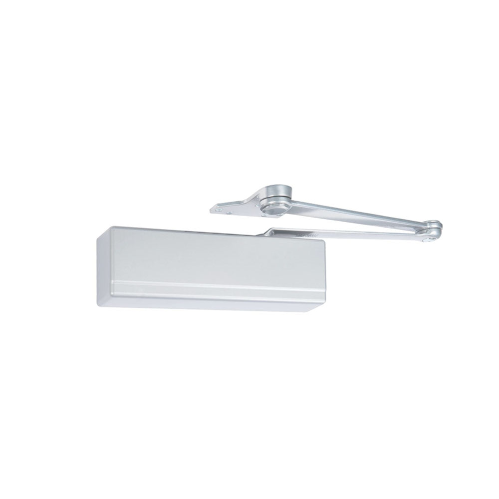 Sargent - 351 - Powerglide Cast Iron Surface Door Closer - Parallel Arm Applications - Plastic Cover - Grade 1 - WSP (White Suede Powder Coat)