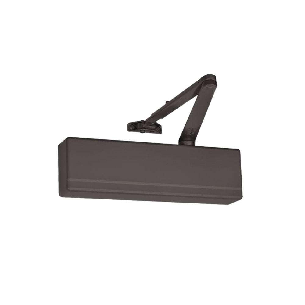 Sargent - 351 - Powerglide Cast Iron Surface Door Closer - Parallel Arm Applications - Plastic Cover - Grade 1 - 10BE (Dark Anodized, Satin Bronze)
