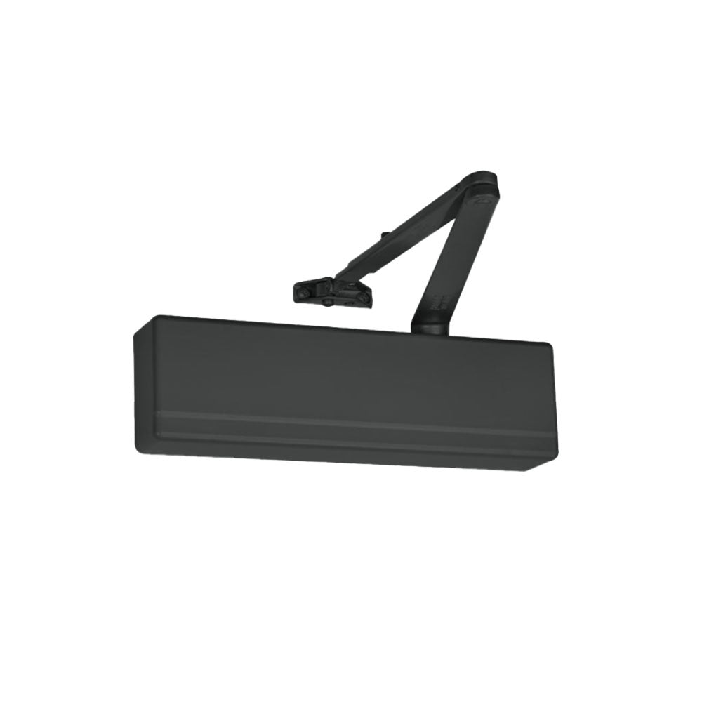 Sargent - 351 - Powerglide Cast Iron Surface Door Closer - Parallel Arm Applications - Plastic Cover - Grade 1 - BSP (Black Suede Powder Coat)