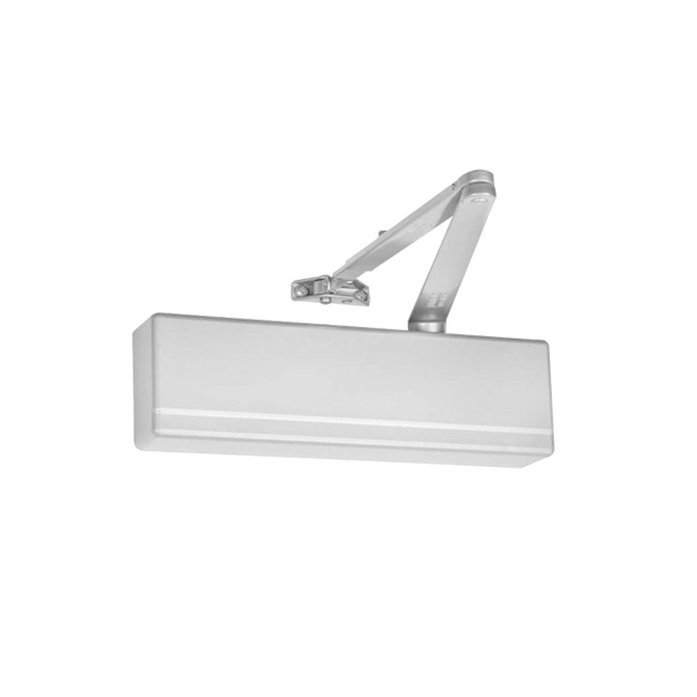 Sargent - 351 - Powerglide Cast Iron Surface Door Closer - Parallel Arm Applications - Plastic Cover - Grade 1 - WSP (White Suede Powder Coat)