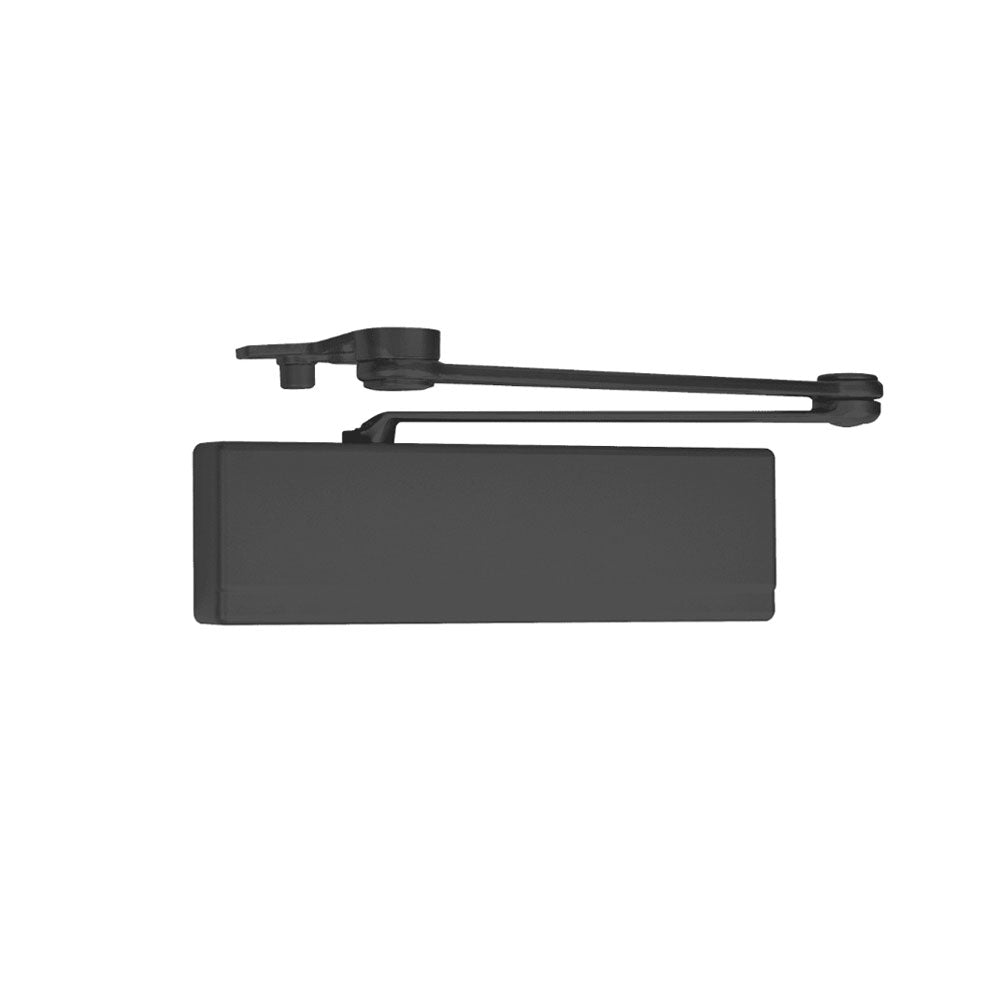 Sargent - 351 - Powerglide Cast Iron Surface Door Closer - Parallel Arm Applications - Plastic Cover - Grade 1 - BSP (Black Suede Powder Coat)