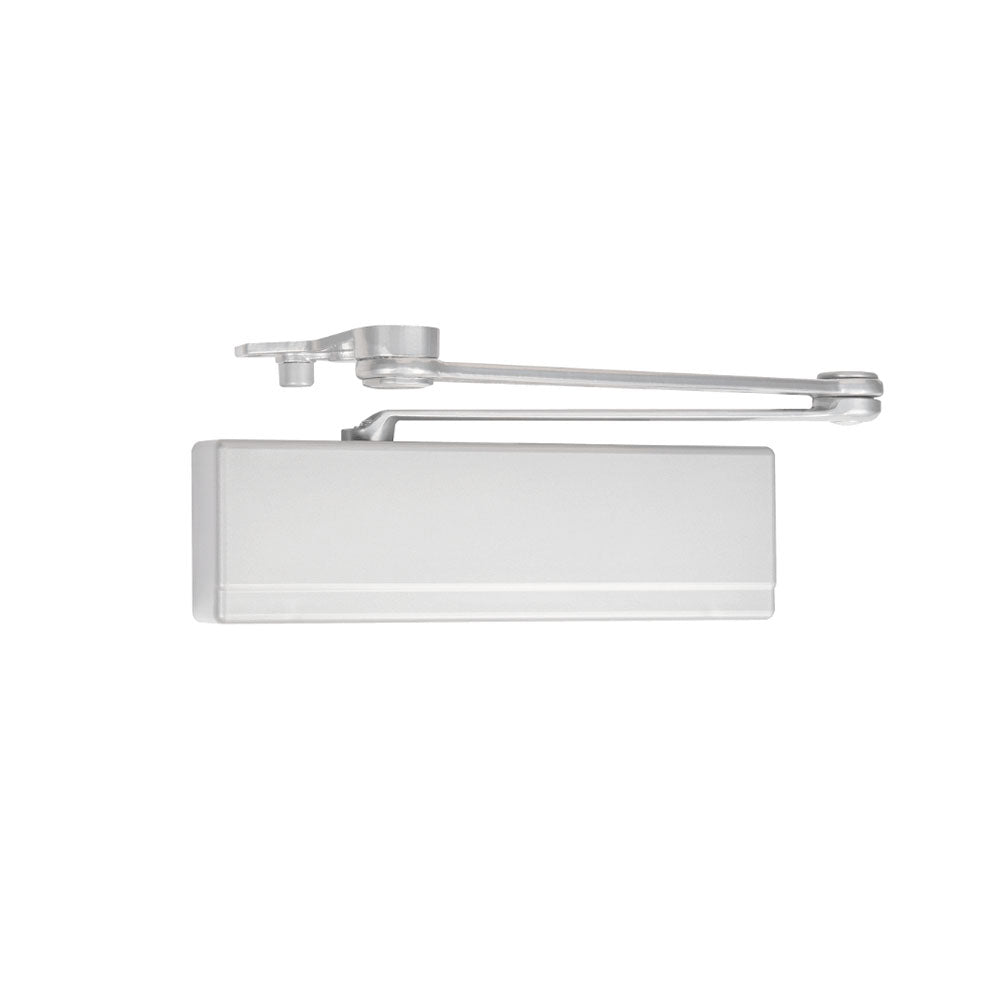 Sargent - 351 - Powerglide Cast Iron Surface Door Closer - Parallel Arm Applications - Plastic Cover - Grade 1 - WSP (White Suede Powder Coat)