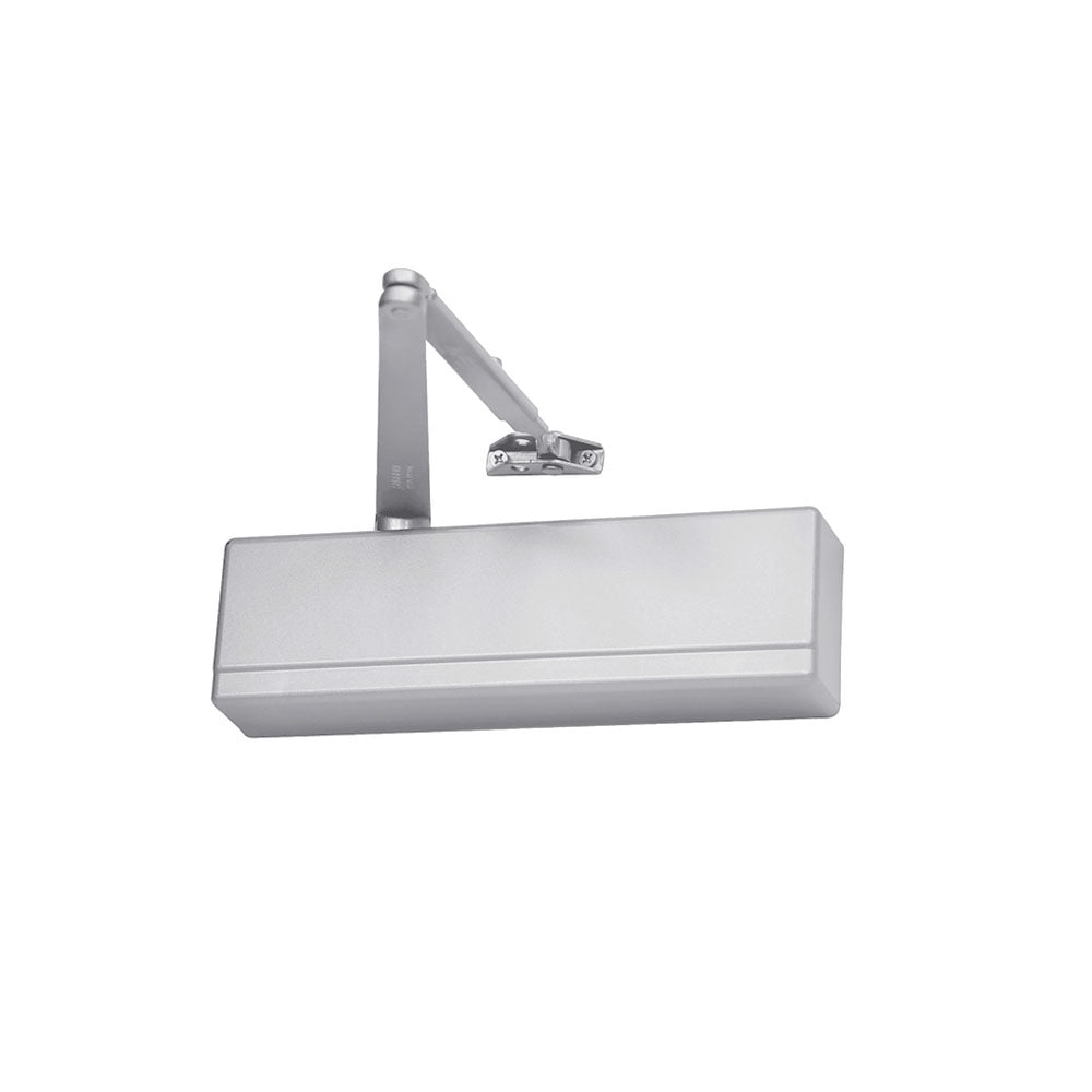 Sargent - 351 - Powerglide Cast Iron Surface Door Closer - Parallel Arm Applications - Plastic Cover - Grade 1 - WSP (White Suede Powder Coat)