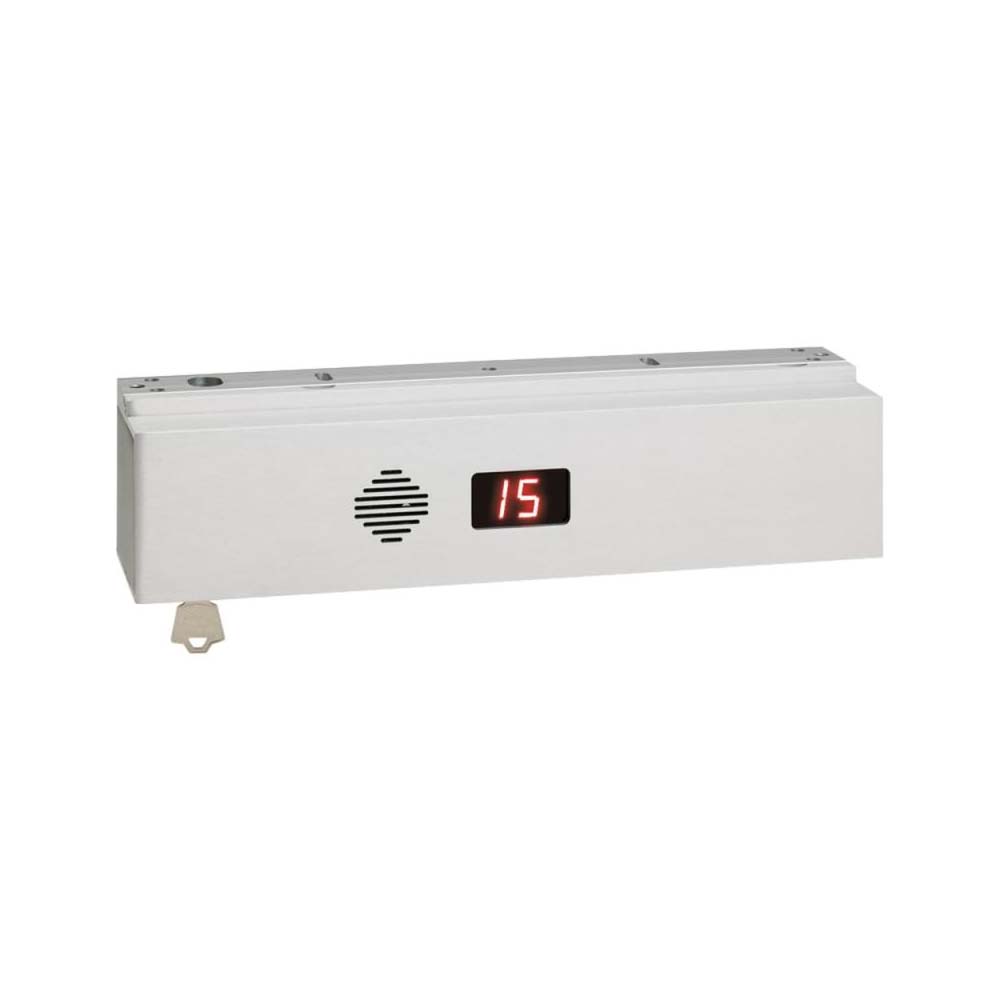 SDC - 1511SNAKVD - Single ExitCheck Delayed Egress EMLock with Built in Key Switch and Door Position Status Monitor - Satin Aluminum Clear Anodized
