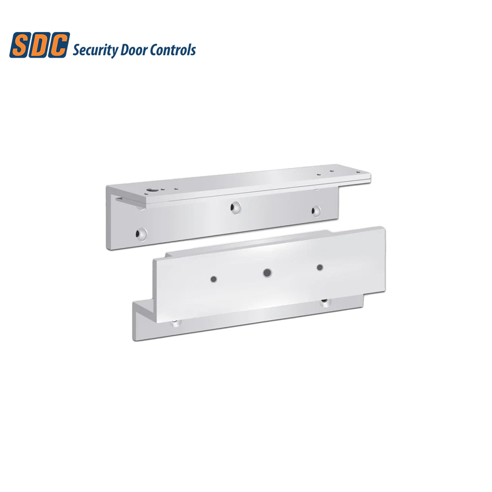 SDC - TJ81V - Top Jamb Kit for EMLocks Single for 650lb Locks - Satin Aluminum Clear Anodized