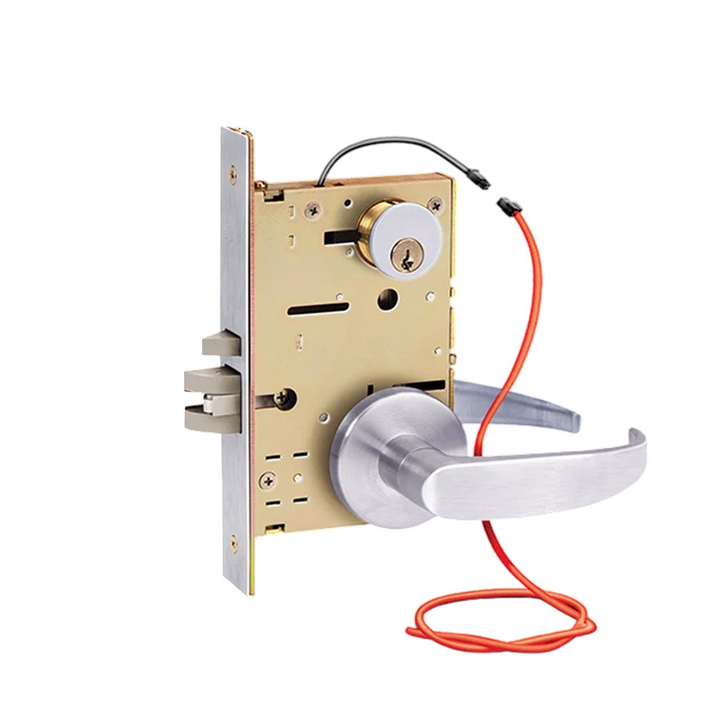 SDC - Z7852 - Solenoid Controlled Mortise Lock with Outside Locked Function - Fail Secure - Left Hand Reverse - Grade 1