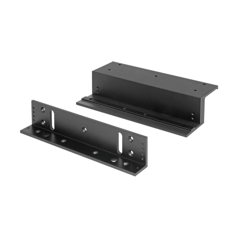 SECO-LARM E-941S-600B/ZQ Z-Bracket for 600-lb Series Electromagnetic Locks - Black
