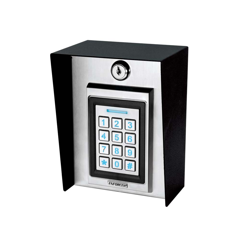 SECO-LARM SK-B941-PQ Bluetooth Access Controller - Post-Mount Keypad / Proximity Reader