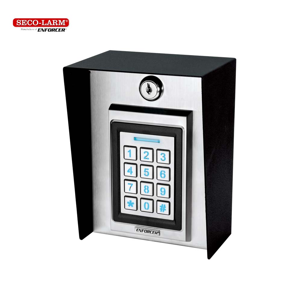 SECO-LARM SK-B941-PQ Bluetooth Access Controller - Post-Mount Keypad / Proximity Reader