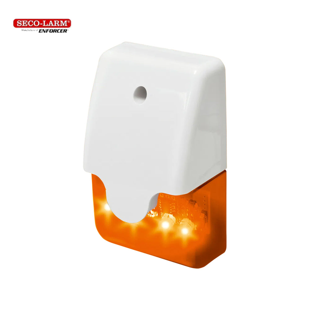 SECO-LARM SL-1312-SA Mini Strobe Siren - Compact Audible and Visual Alarm for Security Systems