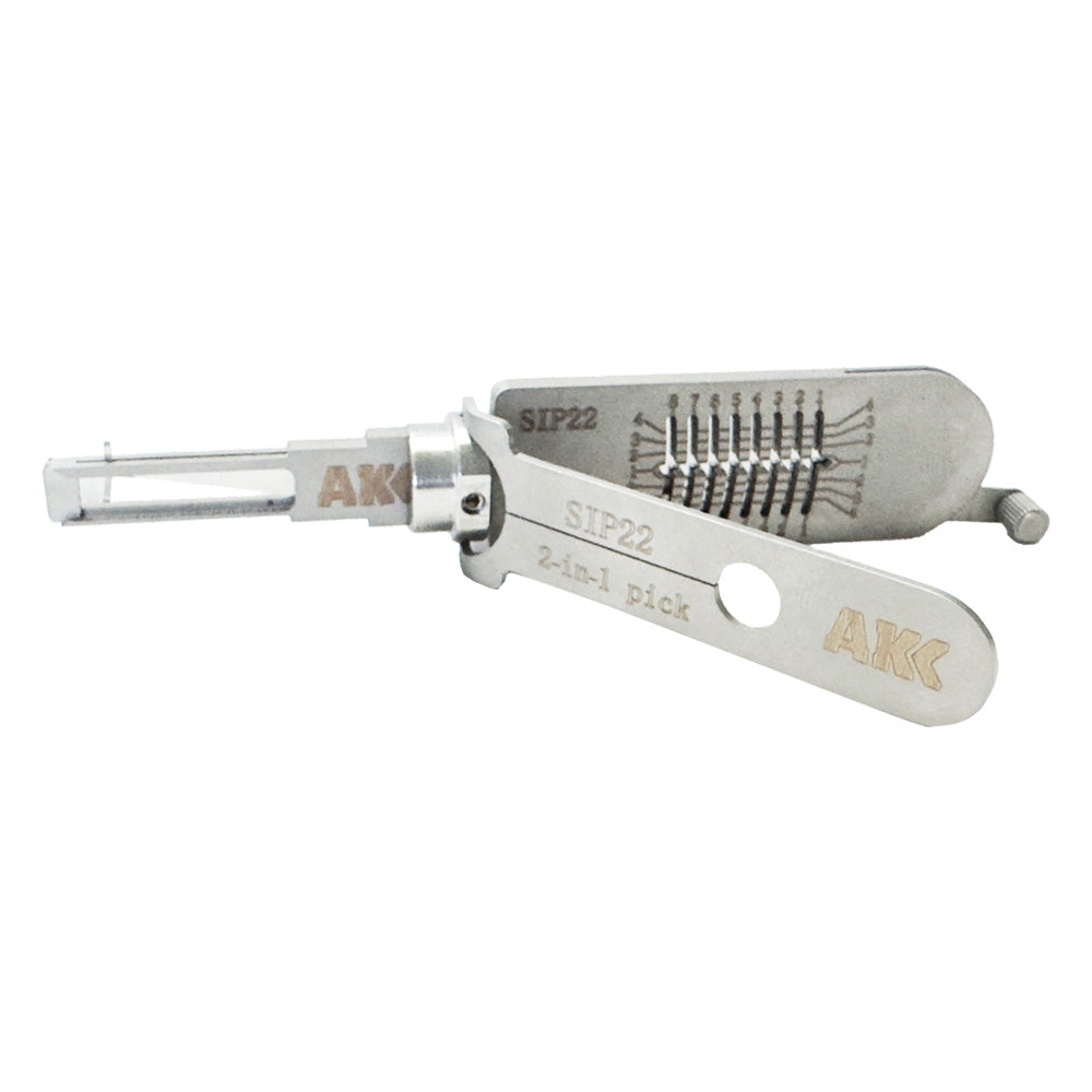 Genuine AKK Lishi SIP22 - 2 in 1 Decoder and Pick
