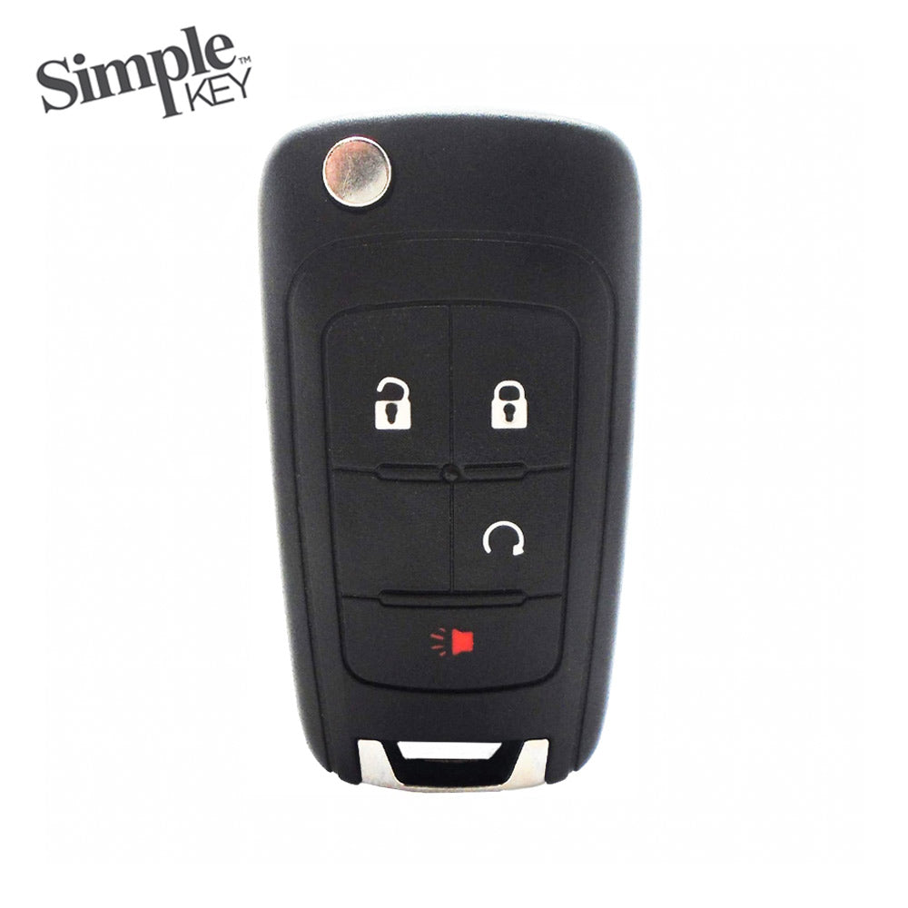Simple Key Smart Key 4-Button Remote with Remote Start 2010-2018 for Buick GMC and Chevrolet