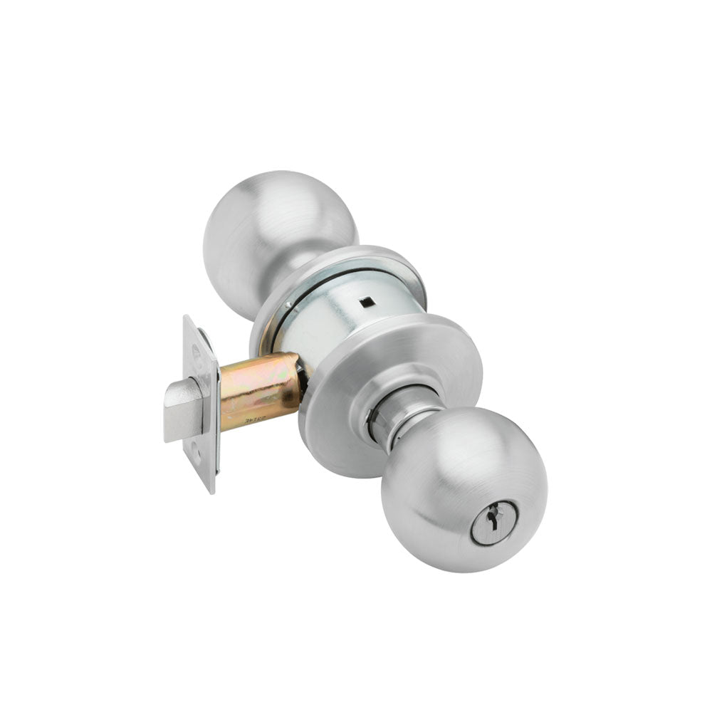 Schlage - A80PD - Storeroom Cylindrical Lock with 6 Pin Conventional Cylinder & Deadlatch - Grade 2